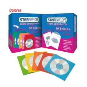 SOBRE STAR P/CD-DVD BLANCO HA 0136/HA 0135
