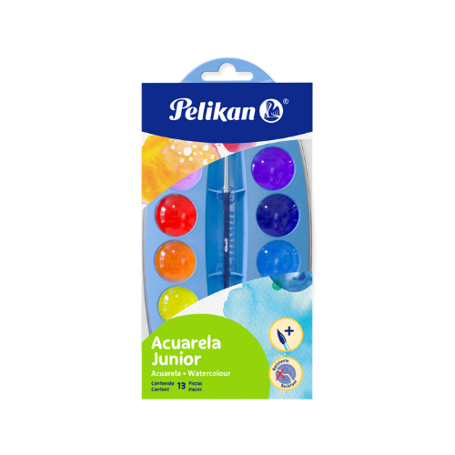 ACUARELA PELIKAN JUNIOR 12 COL 07501203