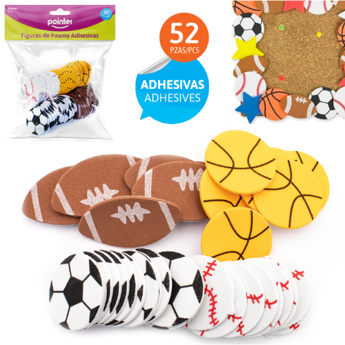 FIGURA POINTER FOAMY ADHESIVA DEPORTES JC-B032-2