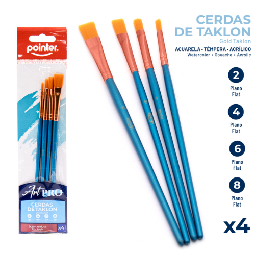 SET PINCELES POINTER 4UD DCC-202 PLANO