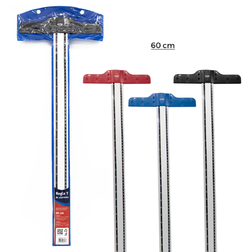 REGLA T METALICA POINTER 60CM 2215