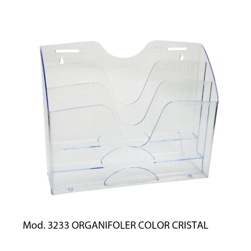 ORGANIZADOR P/DOCUMENTOS SABLON ACRILICO CRISTAL 306.3233CR