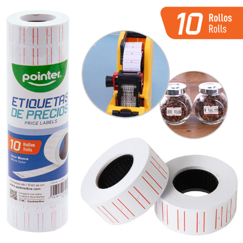 ETIQUETA BLANCA P/PRECIO SL-600W