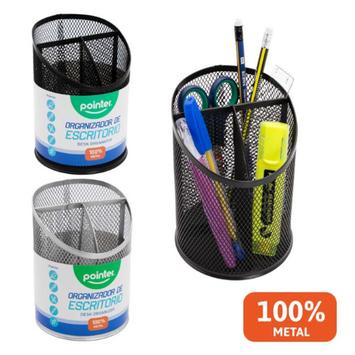 ORGANIZADOR POINTER D/ESCRITORIO METALICO DO-9004
