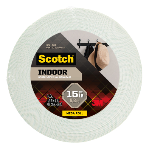 ADHESIVO DOBLE CARA 3M SCOTCH 110S-MR  3/4"x38YD (1.9CMx34.7MTS) 15LBS INTERIOR