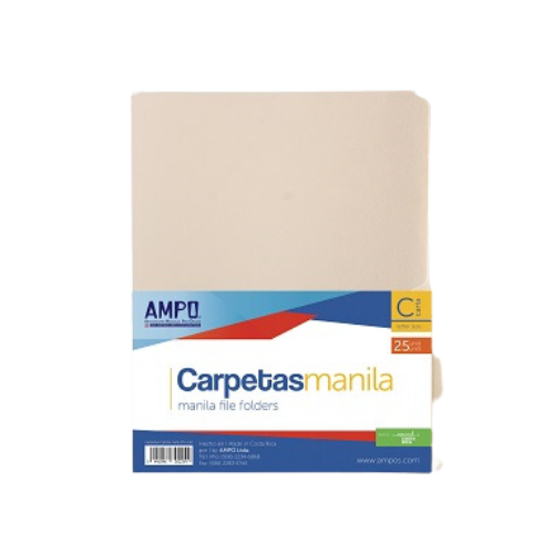 FOLDER AMPO MANILA T/CARTA PQ-25UD CMC-PT-00005