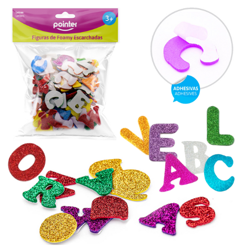 FIGURA POINTER FOAMY ADHESIVA ESCAR LETRAS GDT-1166
