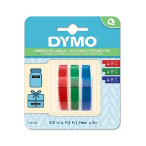 CINTA DYMO 3D P/ETIQUETADORA 3COL 9MMX3M 1741671