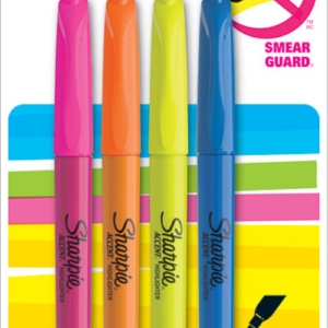 SET RESALTADOR SHARPIE 4COL BOLSILLO 27174PP/1812723
