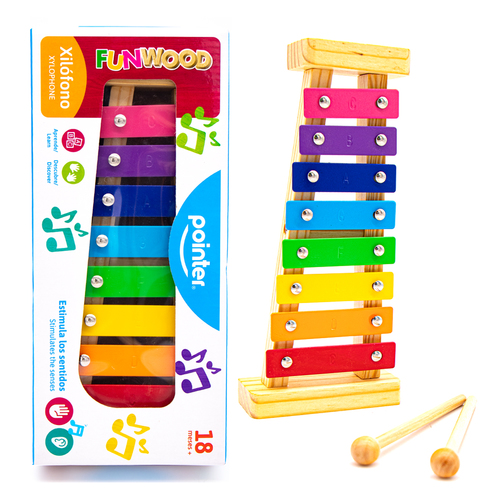 JUEGO DIDACTICO MADERA POINTER FW XILOFONO MUSICAL PZZ-2001