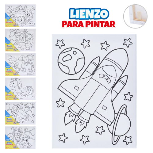 LIENZO POINTER CUADRO C/DISEÑO 22.8X27.9CM CA-0748