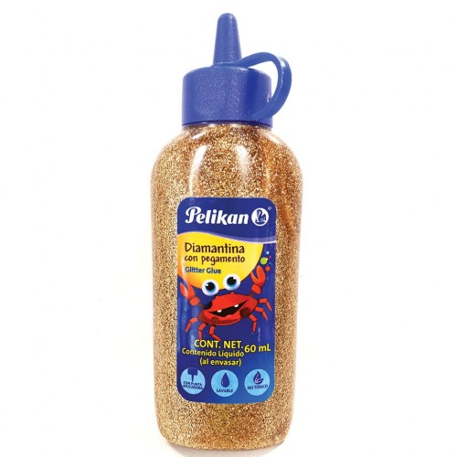 PEGAMENTO ESCARCHADO PELIKAN ORO CLARO 60ML 09700030