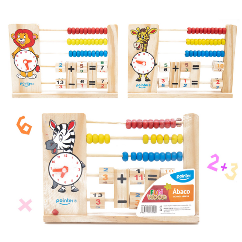 ABACO POINTER MADERA C/RELOJ A126-D2300-5