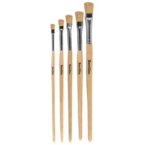 SET PINCELES BARRILITO OLEO PLANO 5PCS KOP5