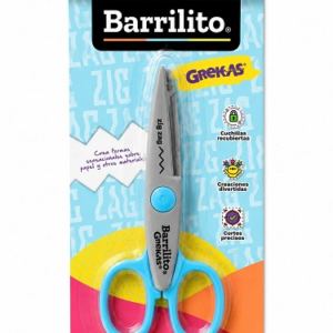 TIJERA BARRILITO GREKA PEQUEÑA ZIG ZAG 1