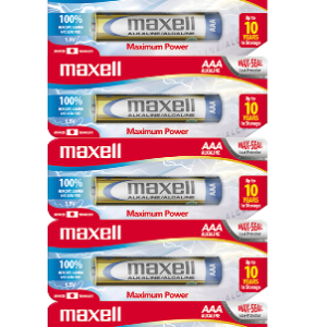 BATERIA MAXELL ALKALINA AAA LR03 5TS UD 723867
