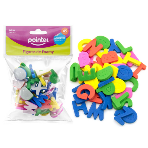 FIGURA POINTER FOAMY ADHESIVA LETRAS A126-LF43-S