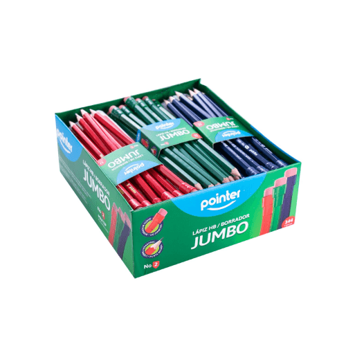 LAPIZ GRAFITO POINTER #2 HB PQ-12PCS HB-JB-4C