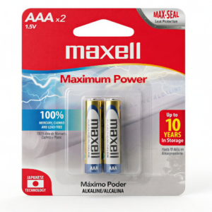 BATERIA MAXELL ALKALINA AAA 1-PAR 723807