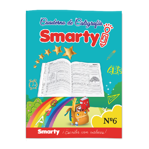 LIBRO CALIGRAFIA SMARTY #6 68 PAG