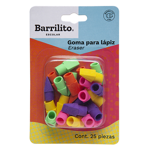 REPUESTO BORRADOR BARRILITO P/LAPIZ BLT-25PCS GO25