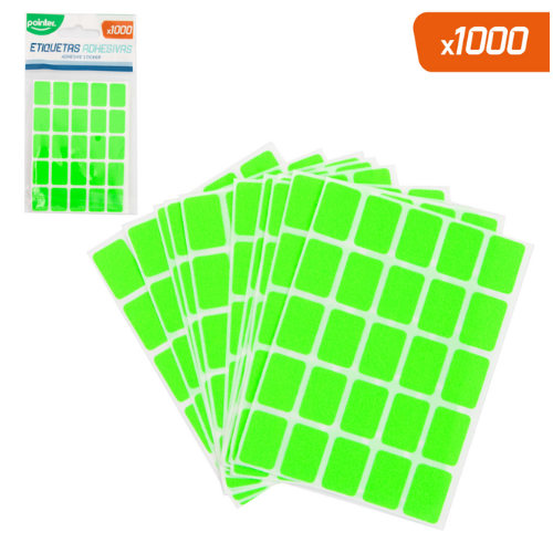 ETIQUETA POINTER FLOURESCENTE VERDE P/PRECIO FF-P40-GN