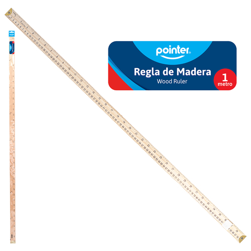REGLA MADERA POINTER 100CM WX-100