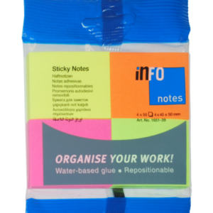 MINIBLOCK INFO NOTES 1.5X2" 50HJ PQ-4UD 1651-39