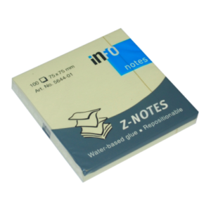 MINIBLOCK INFO NOTES 3X3" 100HJ AMARILLO 5644-01 Z-NOTES