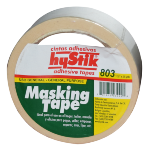 MASKINGTAPE HYSTIK 1 1/2" X 25YDS/36MM X22.8MTS #803 5.5 MIL