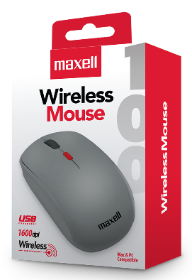MOUSE MAXELL INALAMBRICO MOWL-100 2.4GHZ GRIS 347424