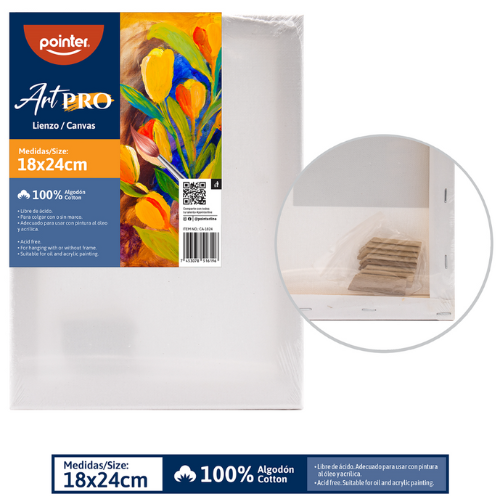 LIENZO POINTER CUADRO 18X24CM CA-1824