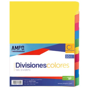 SEPARADOR AMPO 10 MATERIAS