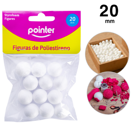 ESFERA POROPLAS POINTER 20MM BT-12UD PSB-1020