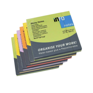 MINIBLOCK INFO NOTES 3X3" 100HJ 4COLORES SURT UD 5854-76