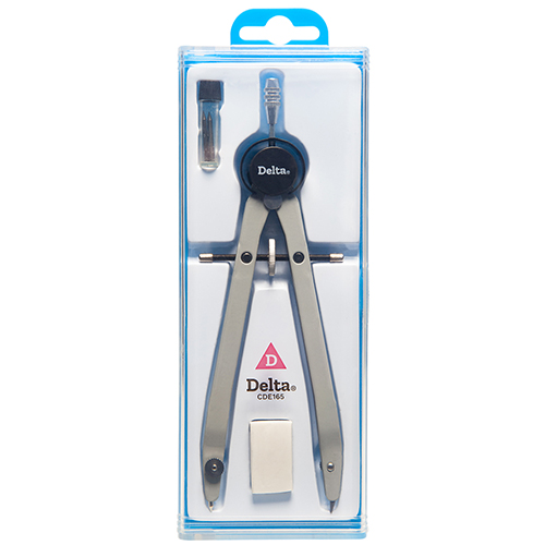 COMPAS DELTA PRECISION METALICO BRAZO LARGO 3PCS CDE165