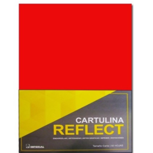 CARTULINA IMPERIAL REFLECT T/C ROJO PQ-50HJ 3741