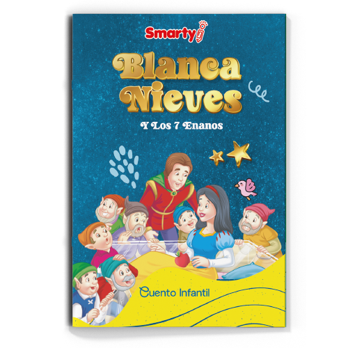 LIBRO CUENTO INFANTIL SMARTY: BLANCA NIEVES Y 7 ENANOS 12 PAG