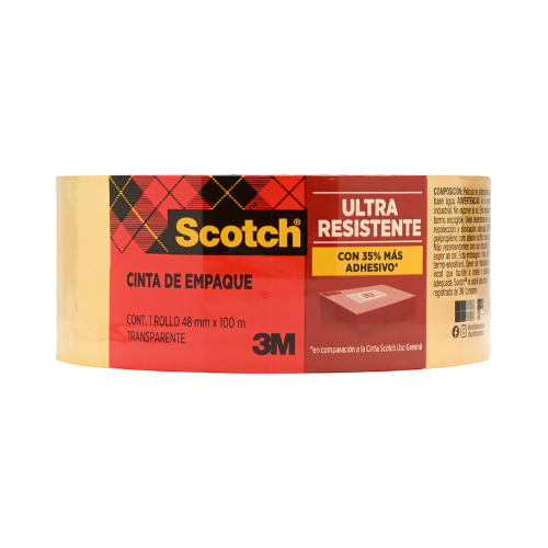 CINTA EMPAQUE 3M SCOTCH #311 ULTRA TRANSPARENTE 48MMx100MT
