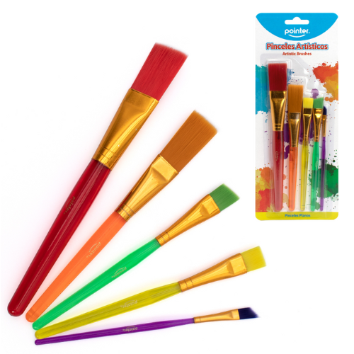 SET PINCELES POINTER ACRILICO 5UD AB-BB5 PLANO