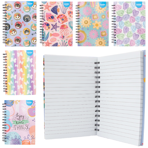 CUADERNO APUNTES GRANDE ESPIRAL NB-6200  14.8CM X 21CM