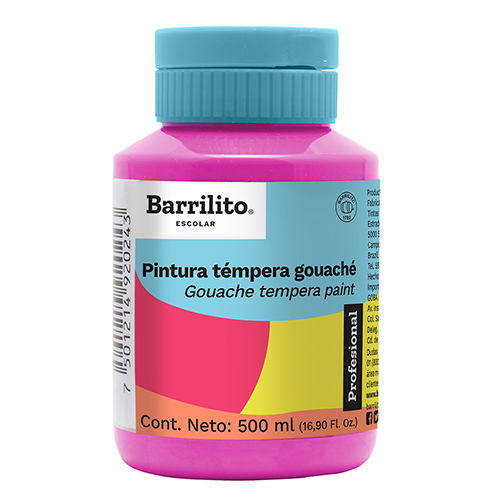 PINTURA BARRILITO TEMPERA GOUACHE 500ML MAGENTA TG549