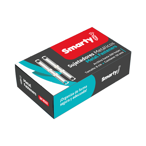 FASTENER METALICO SMARTY 8CM CJ-50PCS SM-N130