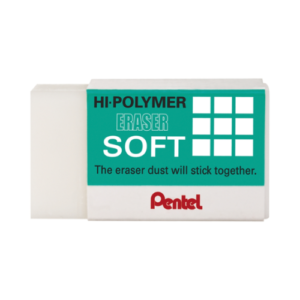 BORRADOR PENTEL MED SOFT ZES-08E BLANCO