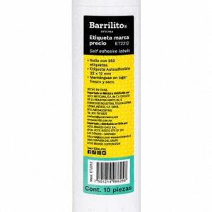 ETIQUETA BARRILITO BLANCA P/PRECIO ET2212