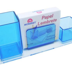 ORGANIZADOR ESCRITORIO ACRIMET C/MINIBLOCK C/LOGO AZUL CLEAR 947.2