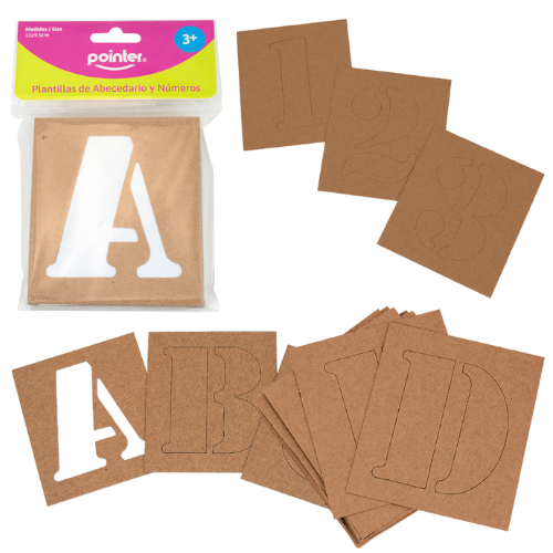 PLANTILLAS CARTON POINTER LETRAS ANC-1760