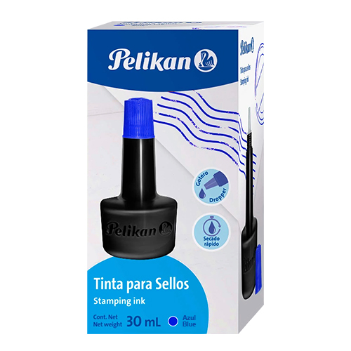 TINTA PELIKAN P/SELLO AZUL 30 ML 14420209