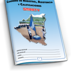 CUADERNO DE REGISTRO ASISTENCIA Y CALIFICACIONES SMARTY 76 PAG