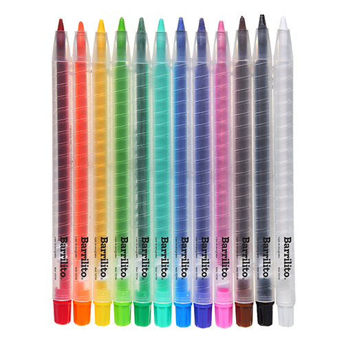 CRAYOLAS BARRILITO GIRABLE 12COL12CTW